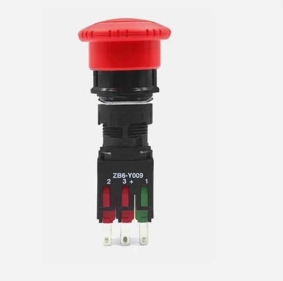 Brand New Original XB6AS8349B Complete Emergency Stop Push Button Red 30 Pushbutton 16 Trigger Latching Turn Fast Delivery