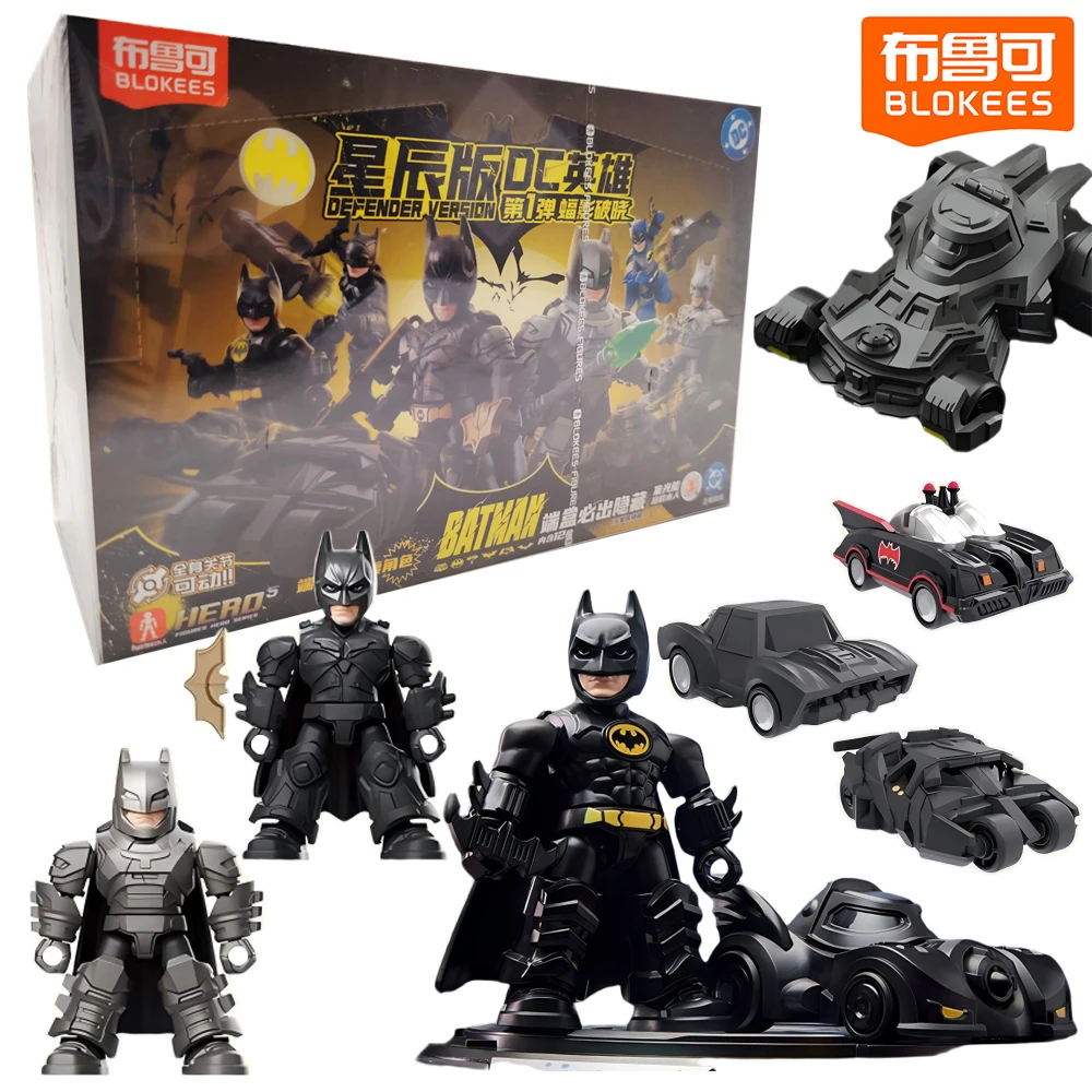 

New BLOKEES Genuine Defender Version BATMAN Blind Box Assemble Model Kits Collectible Peripheral Ornaments Gift for Enthusiasts