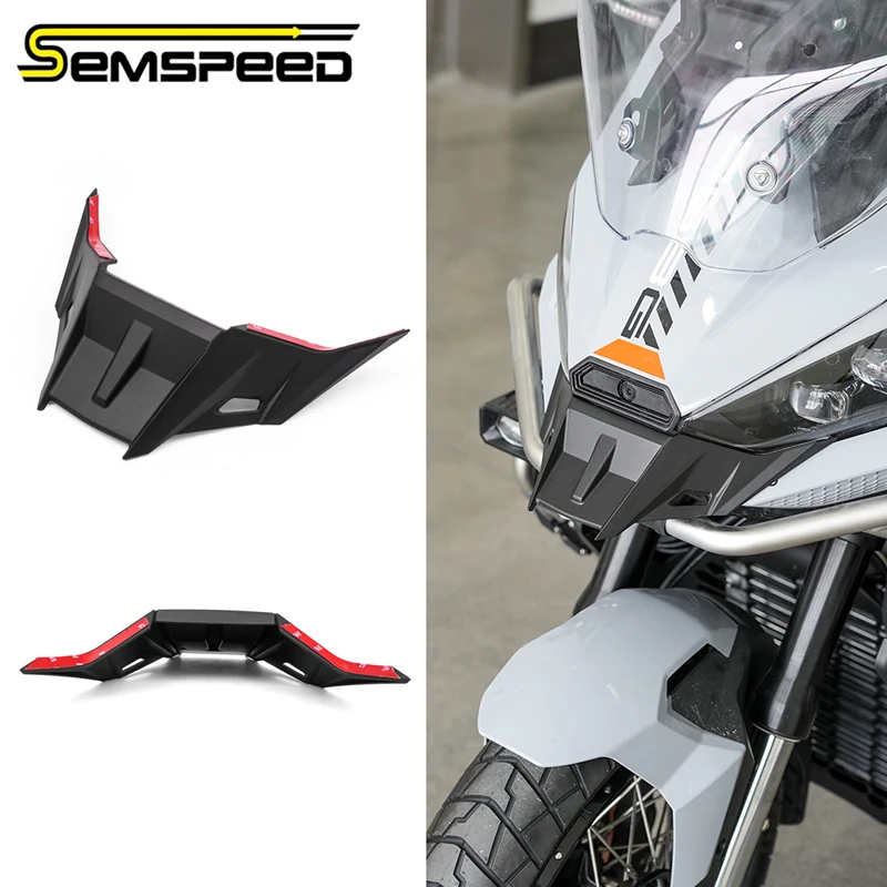 SEMSPEED Motorcycle Front Wheel Mudguard For Zontes 368G 368K 368M 368E 368D 2024-2026 2025 ABS Body Mudguard Kit Accessories