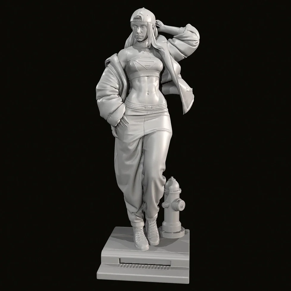 A altura do homem 38mm 50mm 75mm kits de modelo de resina incolor e automontada (impressão 3D) TD-7063/3D