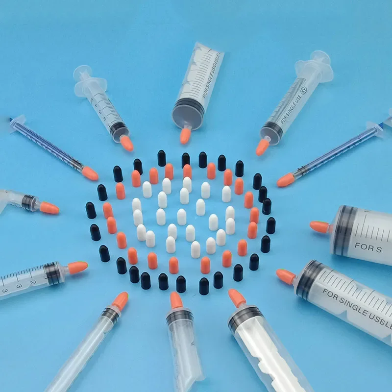 2/5/10/20/50PCS Food Grade Silicone Cap Waterproof Rubber Syringe Protective Cover Test Tube End Sealing Gasket 3*6*9mm