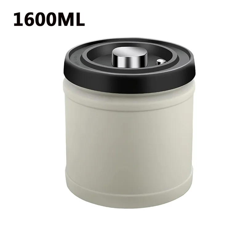 AB13-1600ML Coffee Canister Airtight Stainless Steel For Beans Grounds Coffee Canister