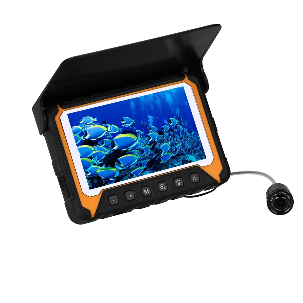 

Fish Finder Underwater Fishing Camera Double Lamp 500,000 Pixels 5Inch 15M 30M Waterproof For ICE/Sea/River Fishing Fishfinder