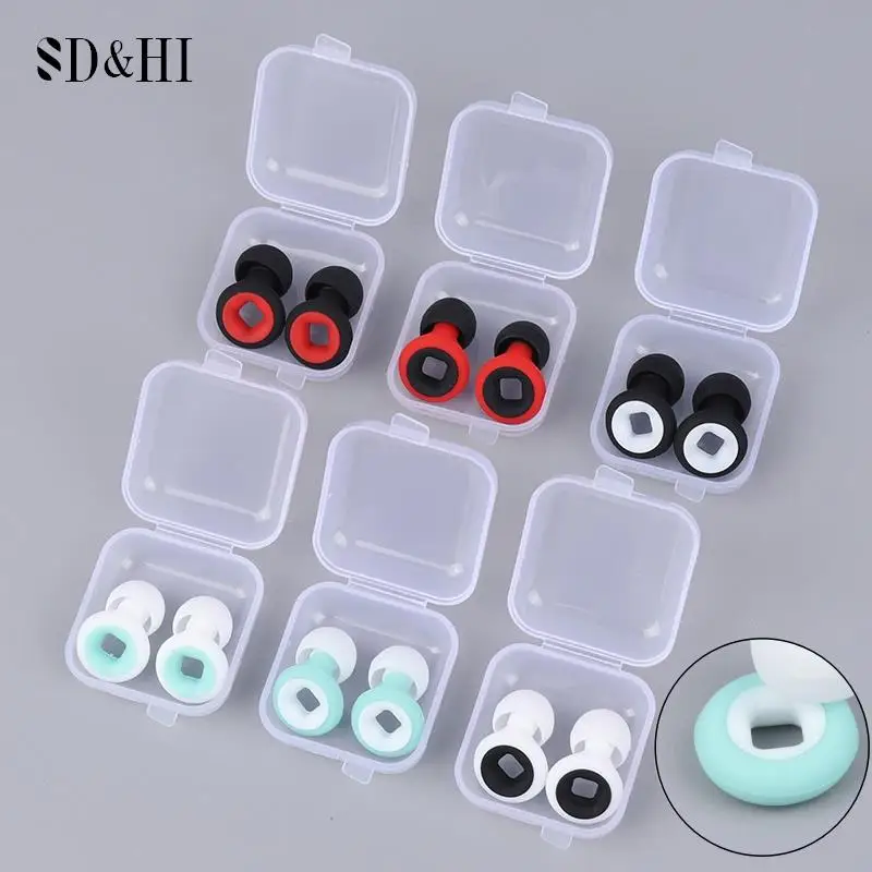 

1Pair New Swimming Earplug Sleep Noise Ear Plug Canceling Noise Reduction Supplies Soundproof Noise Canceling Earplugs