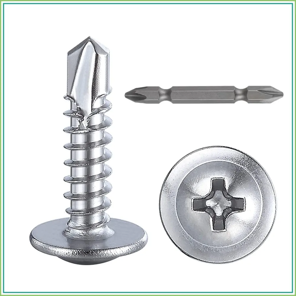 410 Stainless Steel Self-Tapping Screws #8 x 3/4