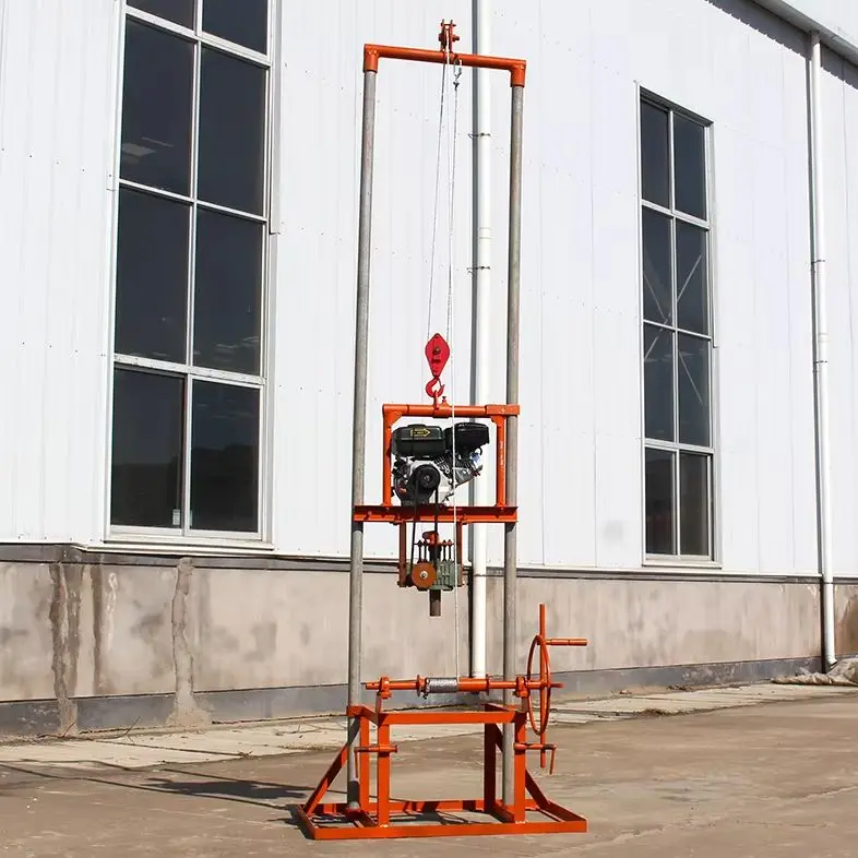 맞춤형 80M 석유/디젤 수중 시추기 미니 수동 드릴러 소형 경량 휴대용 특가 판매