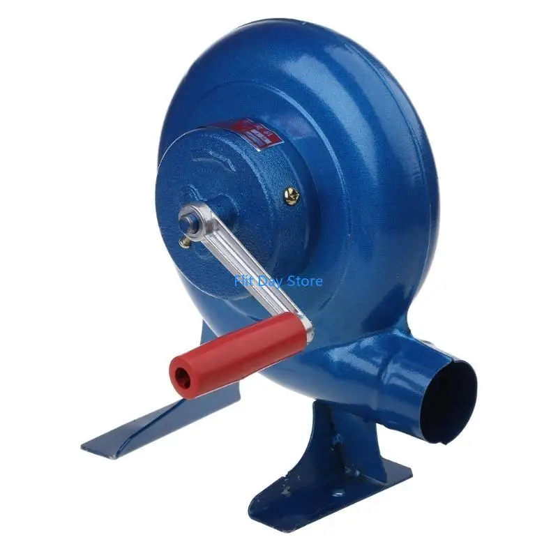 F92C Air Blower with Manual Handle Speed Control for Outdoor Barbecue Camping Hiking