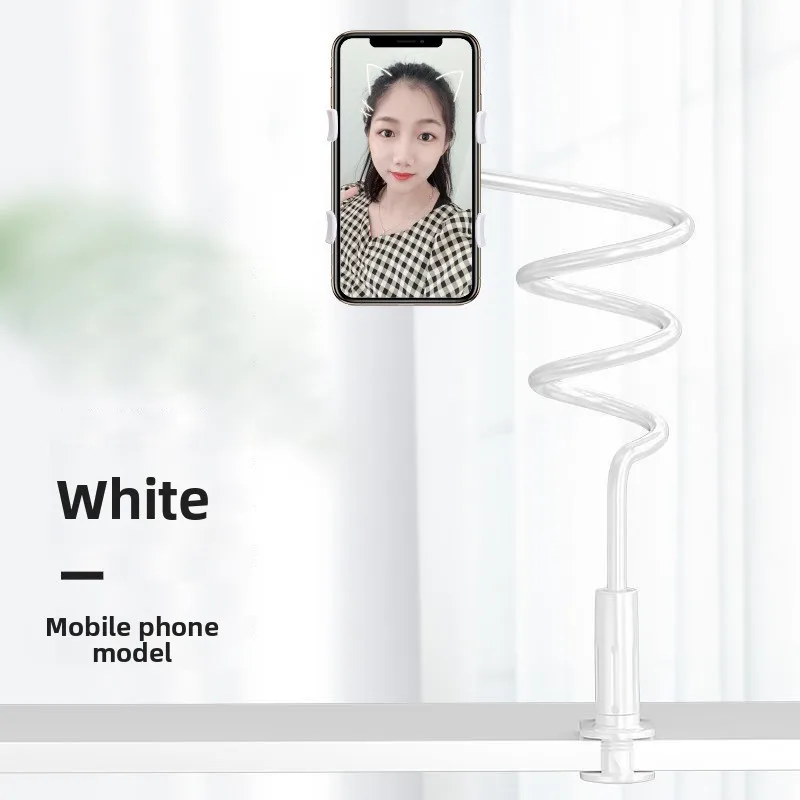 حامل هاتف محمول عالمي مرن كسول حامل قابل للتعديل مشبك الهاتف الخليوي المنزل السرير سطح المكتب جبل قوس حامل الهاتف الذكي