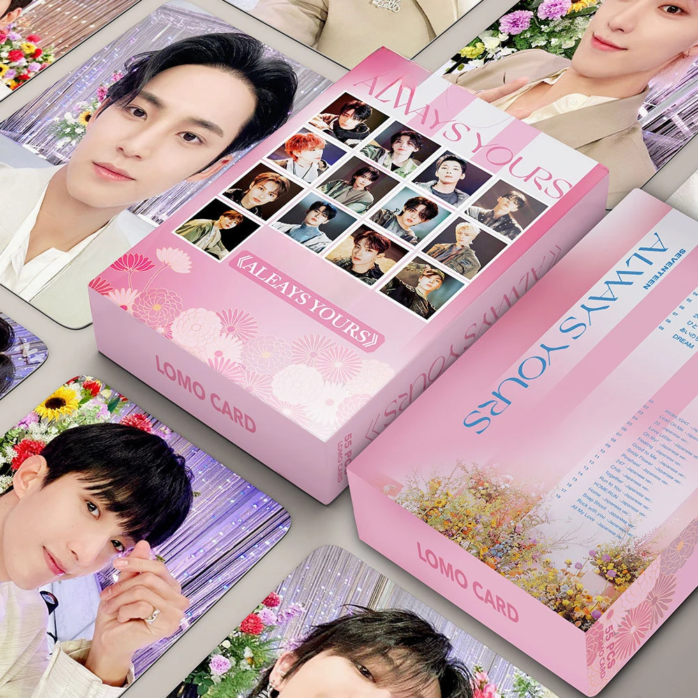 KPOP Seven 17 Japanese Album Always Yours LOMO Card S COUPS JEONGHAN JOSHUA JUN HOSHI VERNON DINO WONWOO WOOZI DK Photo Cards