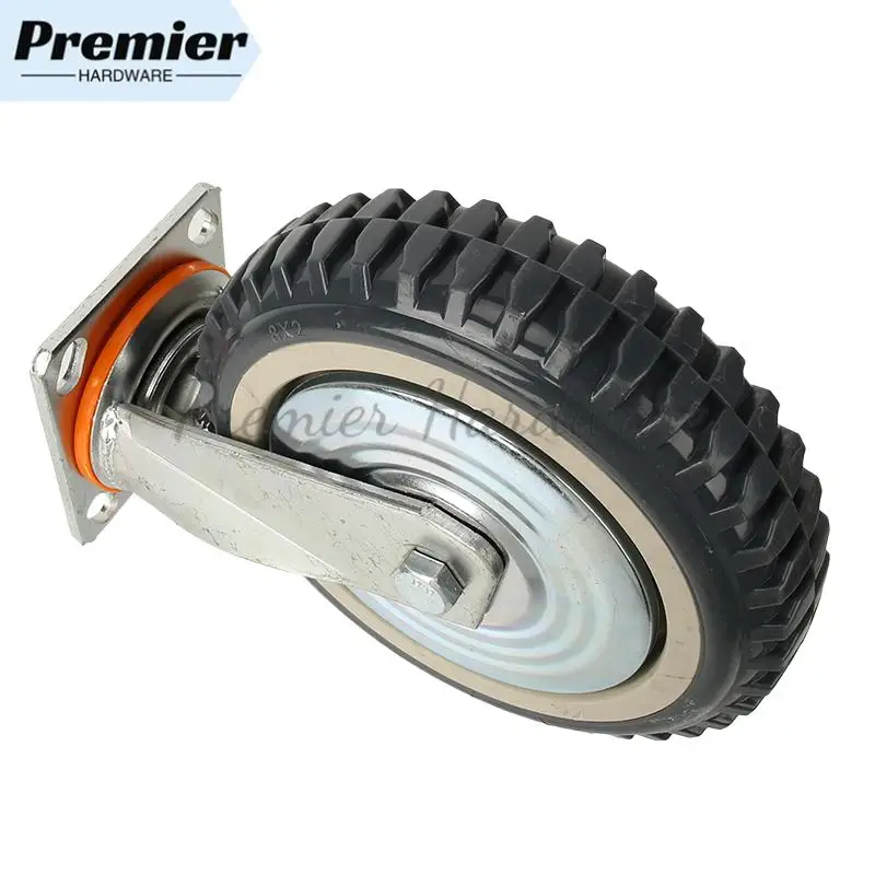 

8-inch directional brake wheels are suitable for small carts, tool carts, and hardware accessories