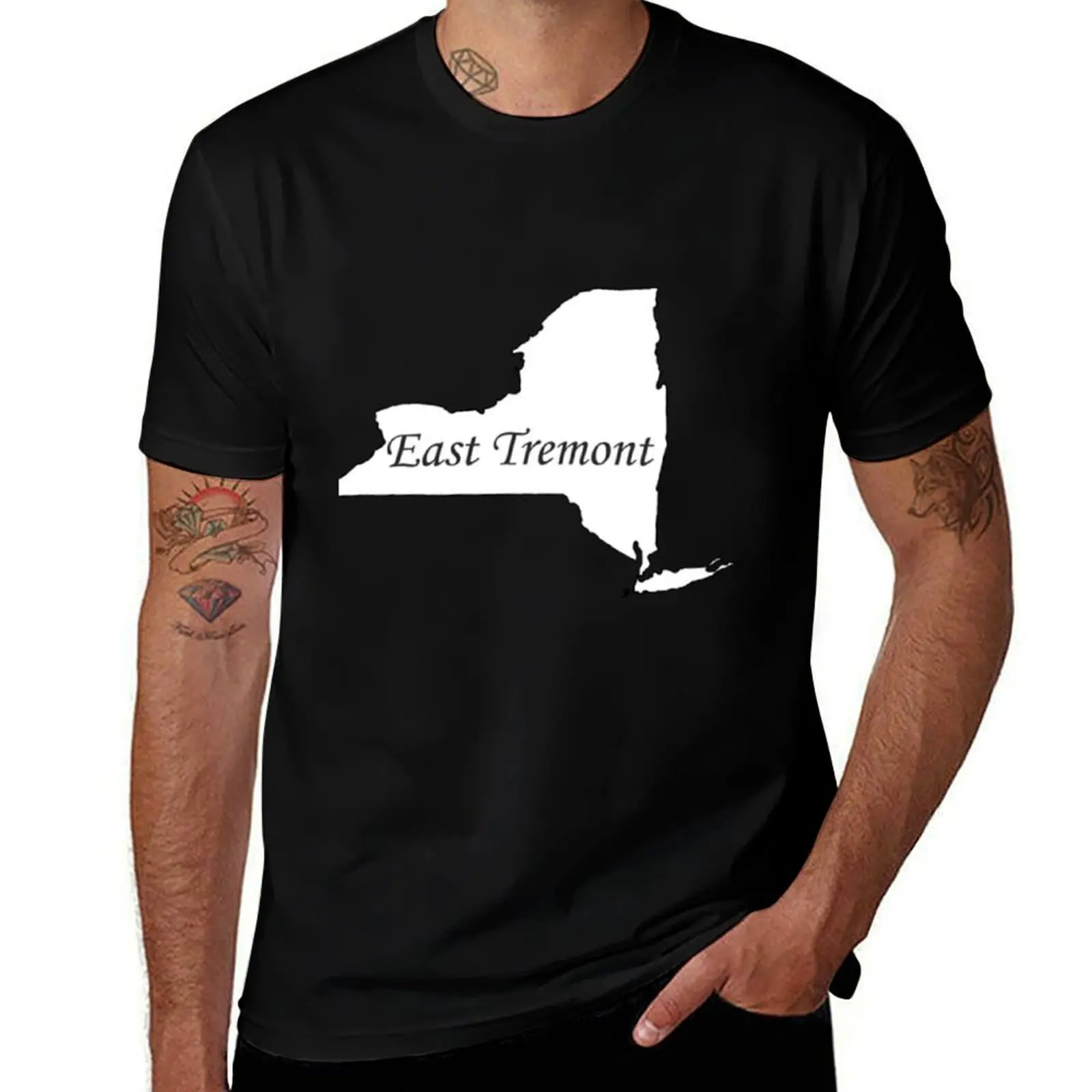 

East Tremont, Bronx, NYC T-Shirt cotton t shirts high quality t shirt man plain T-Shirt