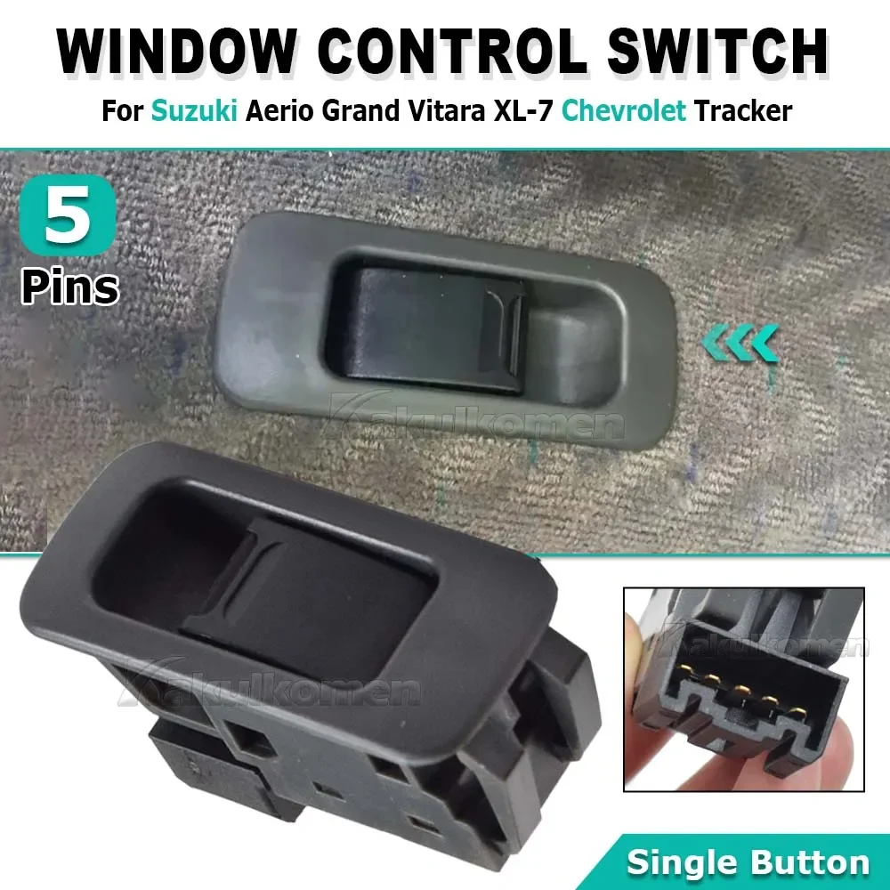 

Electric Power Window Master Switch Button For Suzuki Aerio Grand Vitara XL-7 Chevrolet Tracker 37995-75F00-P4Z 3799575F00P4Z
