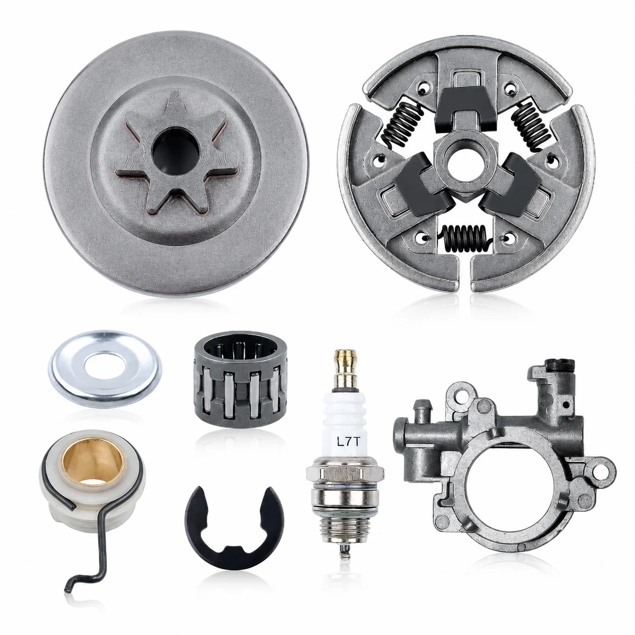 3/8 7T Sprocket Clutch Drum Oil Pump Kit For Stihl MS290 MS310 MS390 029 039 Tune Up Kit Replaces 1125 160 2002,1125 640 2000