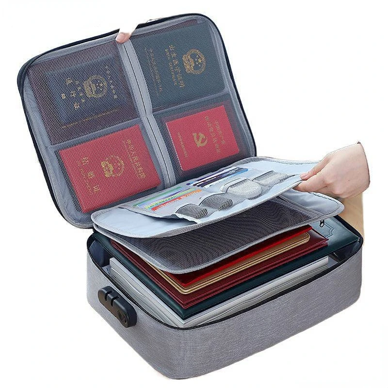 Large Capacity Waterproof Document Bags Multifunctional Home Travel Organizer Holder School Office Business File Folder Supply