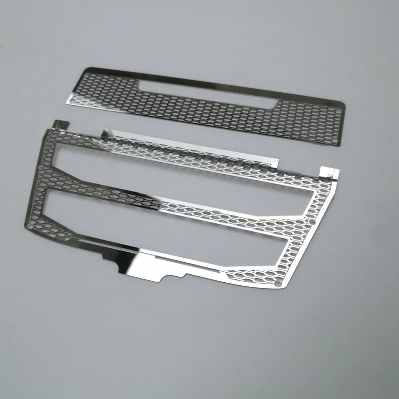 Metal Intake Cover with Light Grille for 1/14 Tamiya RC Truck Car VOLVO FH12 FH16 56360 Diy