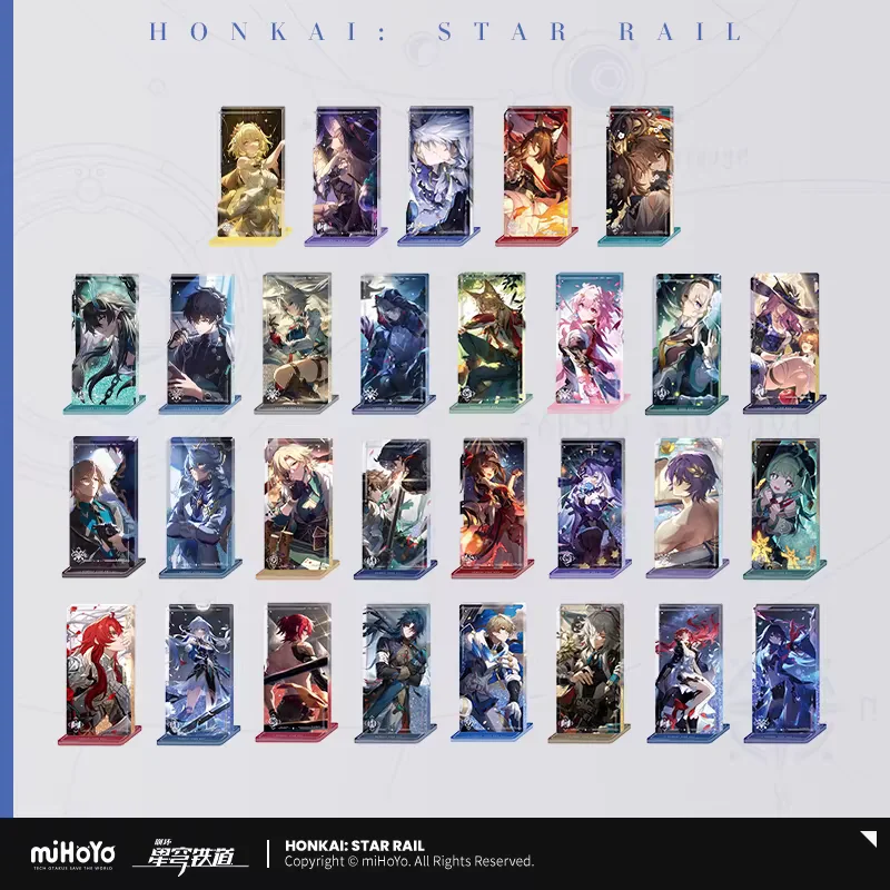 

MiHoYo Официальный Honkai Star Rail GuangZhui Series Акриловый зыбучий песок LiPai Орнамент Аниме Мода Окружающие подарки на день рождения Cos