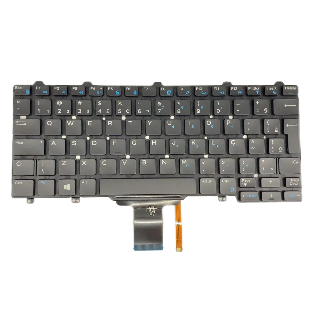 E5250 البرازيلي الخلفية لوحة المفاتيح لديل Latitude E5250 E7270 E7250 5290 7250 5250 3150 3160 P25S BR 0N6PY7 NSK-LYABC