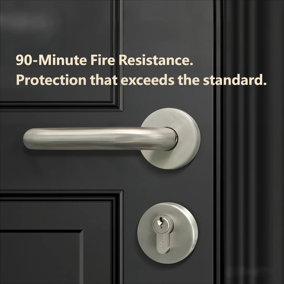 

Замок-канал из нержавеющей стали 304 для аварийных противопожарных дверей — универсальное решение для стальных дверей