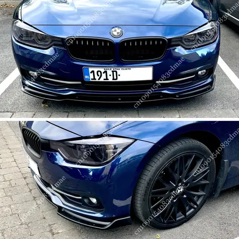Front Bumper Lip for BMW 3 Series F30 F31 316i 320i 330i 335i 340i 2013-2019 Splitter Diffuser Spoiler Guard Deflector Body Kit