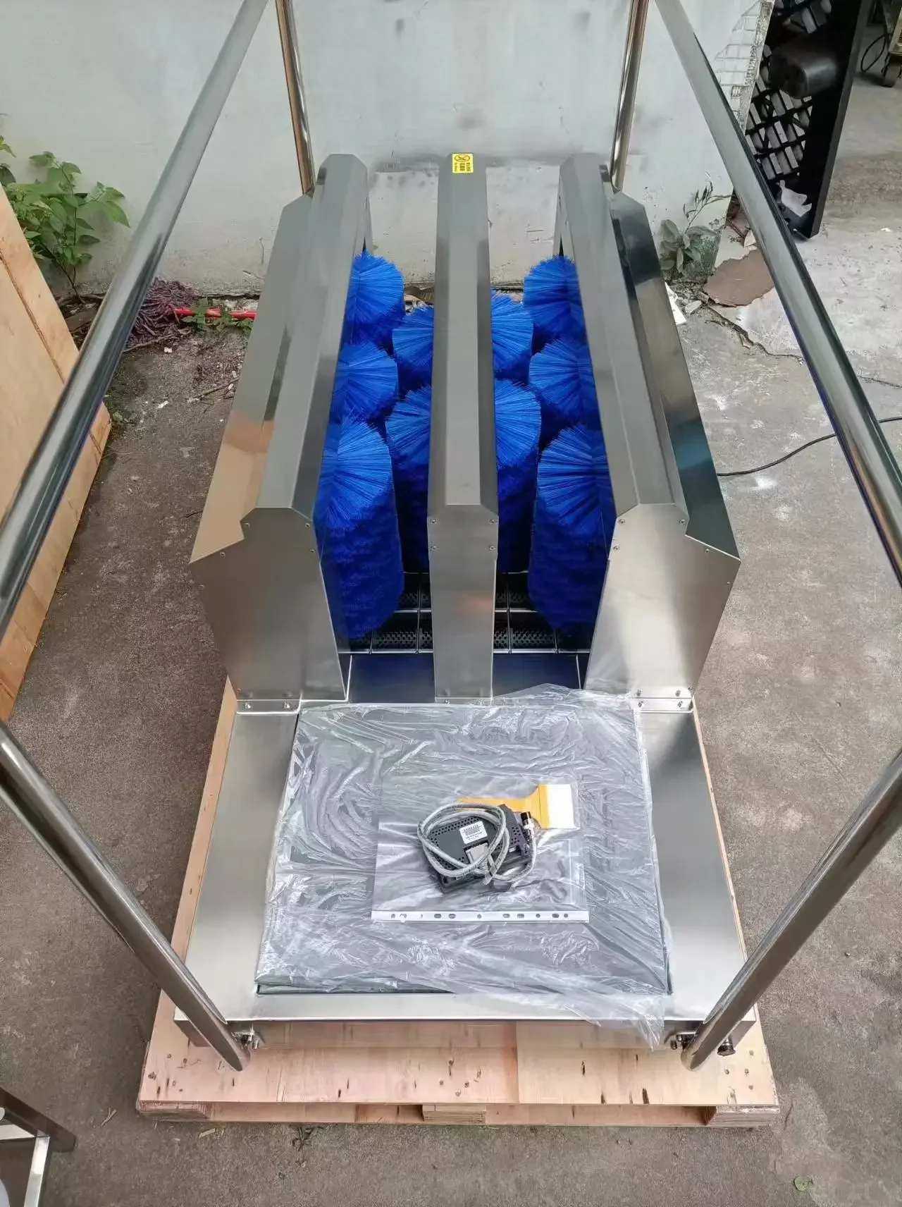 exquisite craftsmanship Factory Price Rubber Shoe Boot Washer Cleaning Machine Galoshes Boot Cleaner Industrial Machine