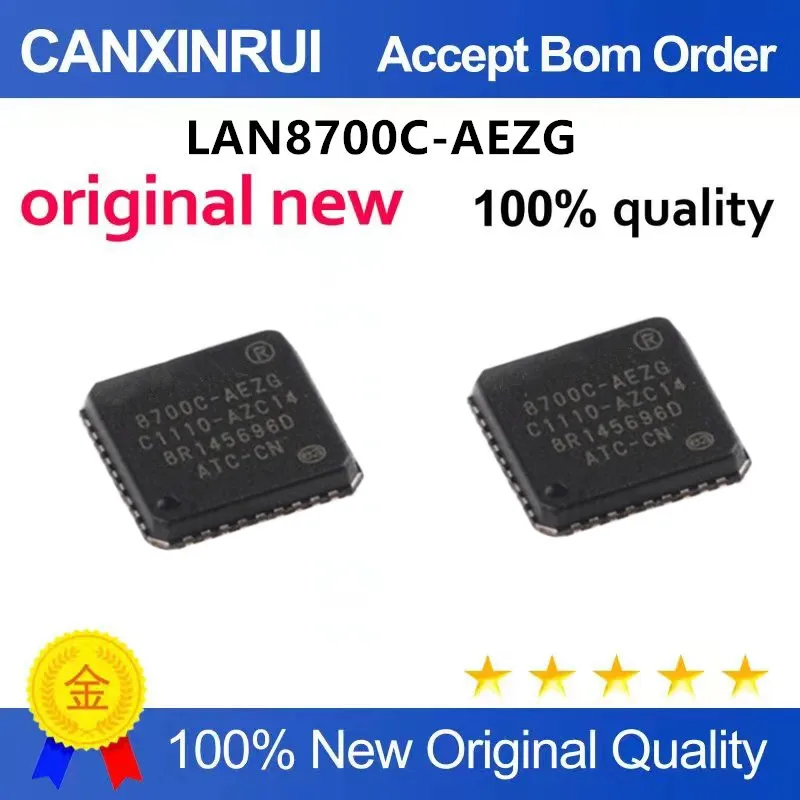 

Original New 100% quality LAN8700C-AEZG QFN36 8700C-AEZG Integrated circuit IC chip