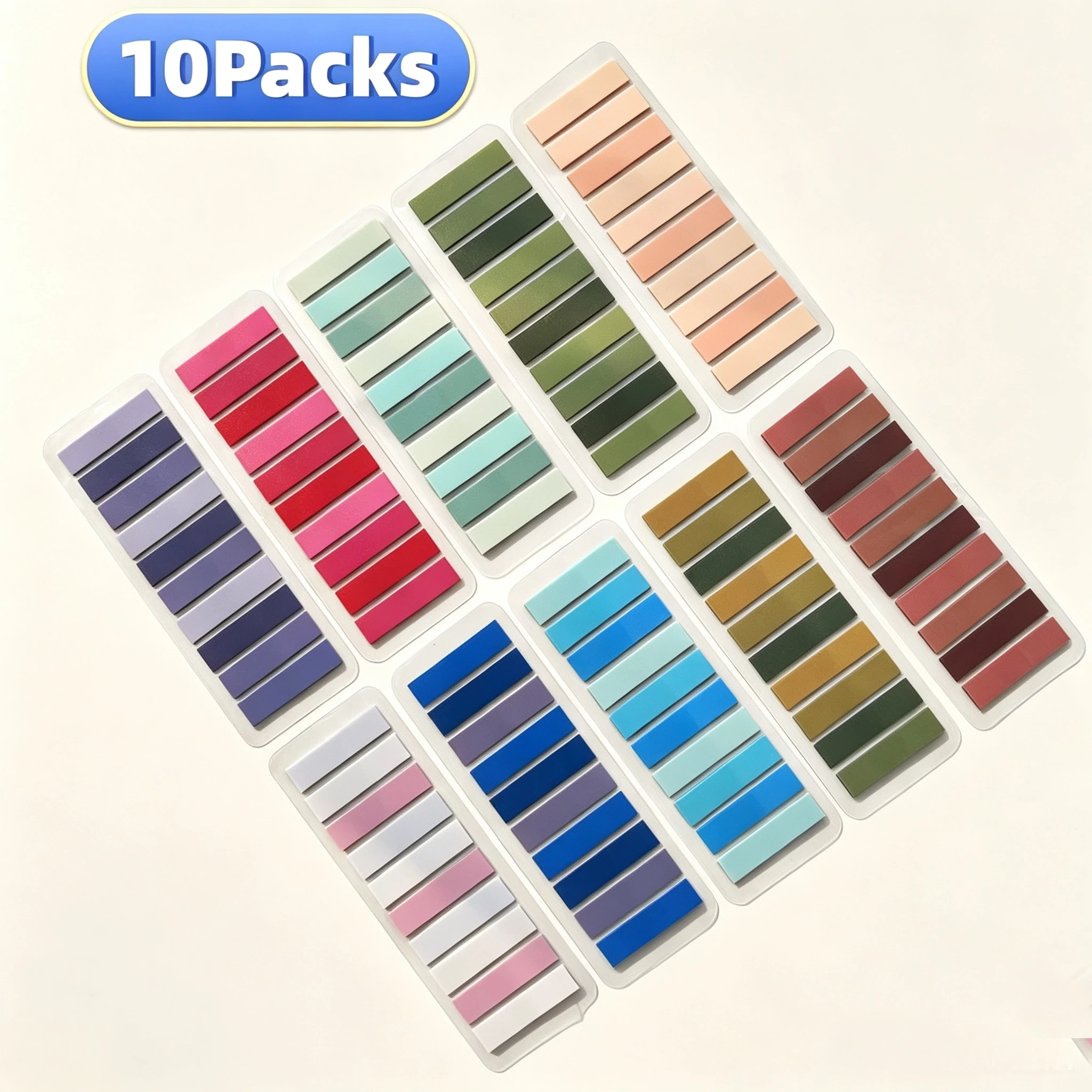 2000Pcs Transparent Sticky Notes Index Tabs Page Book Markers Label Stickers for Page Marking And Document Classification