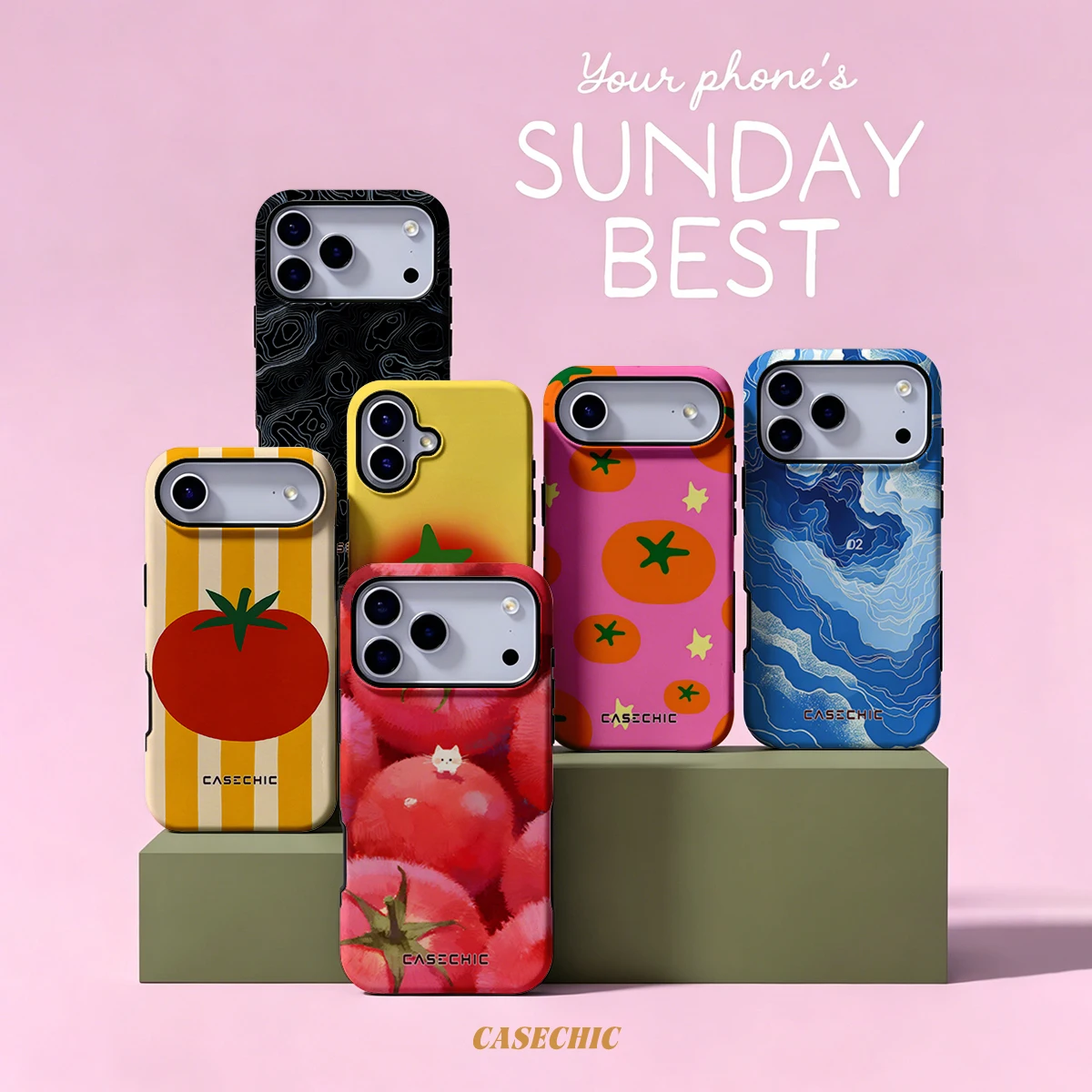 Tomato Kitten For Samsung Galaxy S26 S25 S24 A56 A36 Dual Layer Luxury Fashion Full Lens Protective phone Cover CaseChic