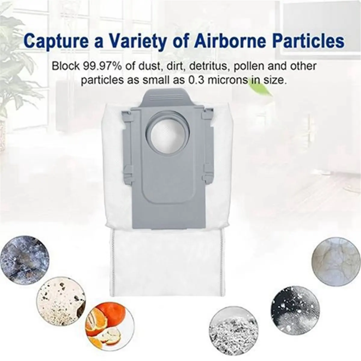 (A25M) Accessories Kit for Roborock Qrevo Master/Slim Robot Vacuum Cleaner Parts Main Side Brush HEPA Filters Mop Pad Dust Bags
