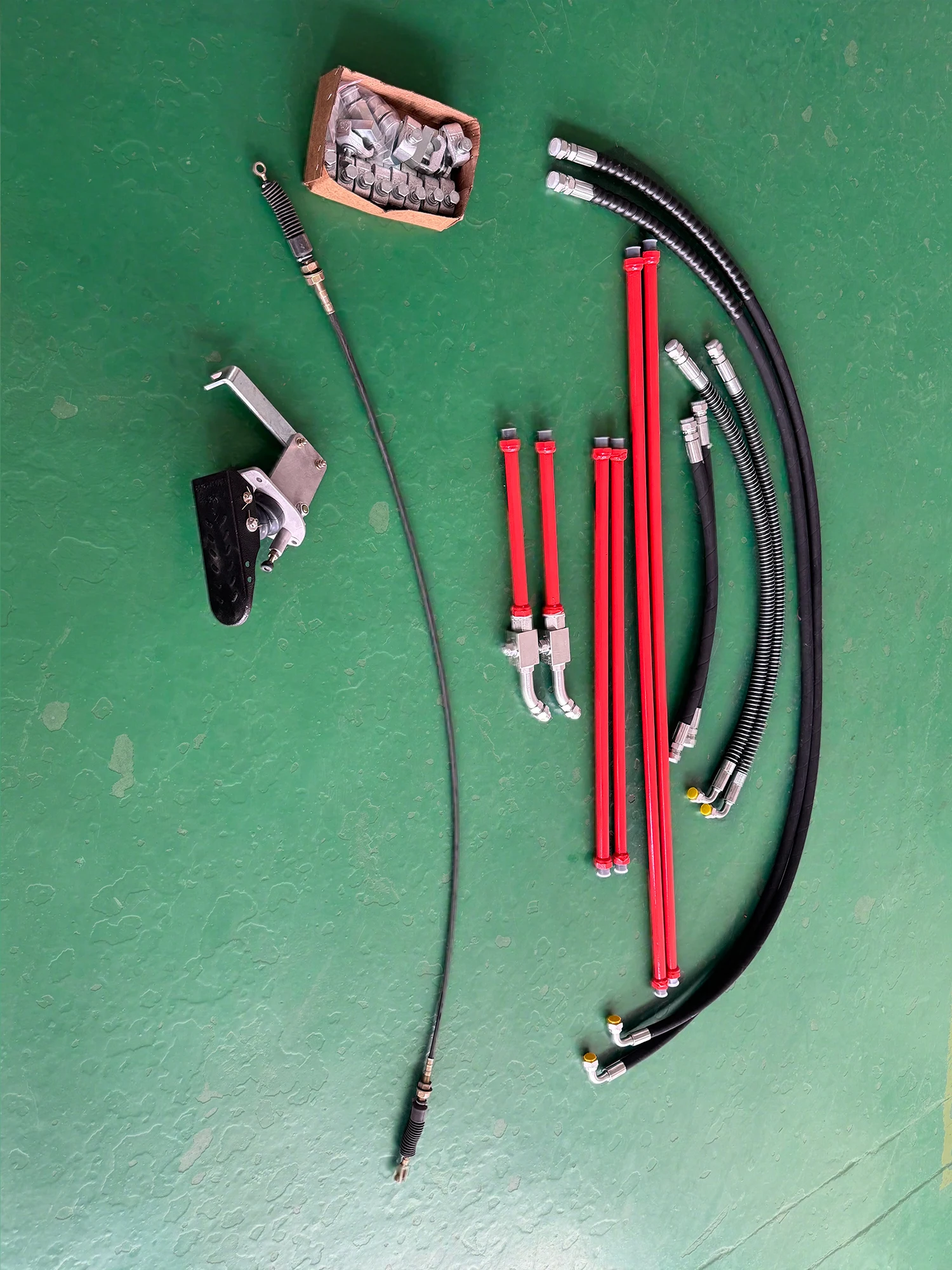 KX155 Bagger Hilfshammer Rohrleitung Minibagger Hydraulikhammer Pipeline Kit