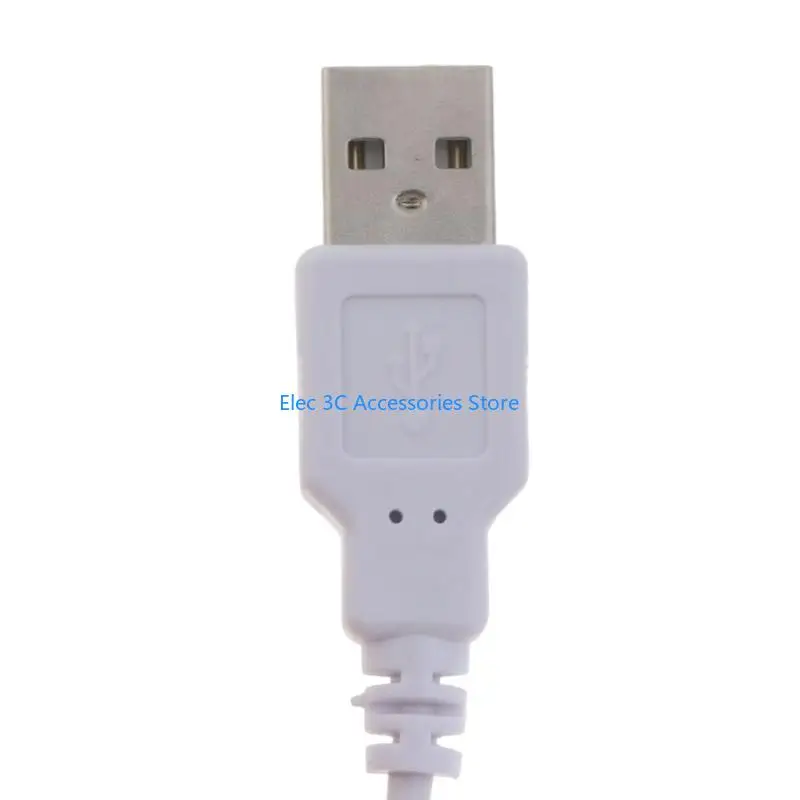 Y51A 1m 2m USB to 3.5mm x 1.35mm Adapter Converter Cable Only Support 5V Power