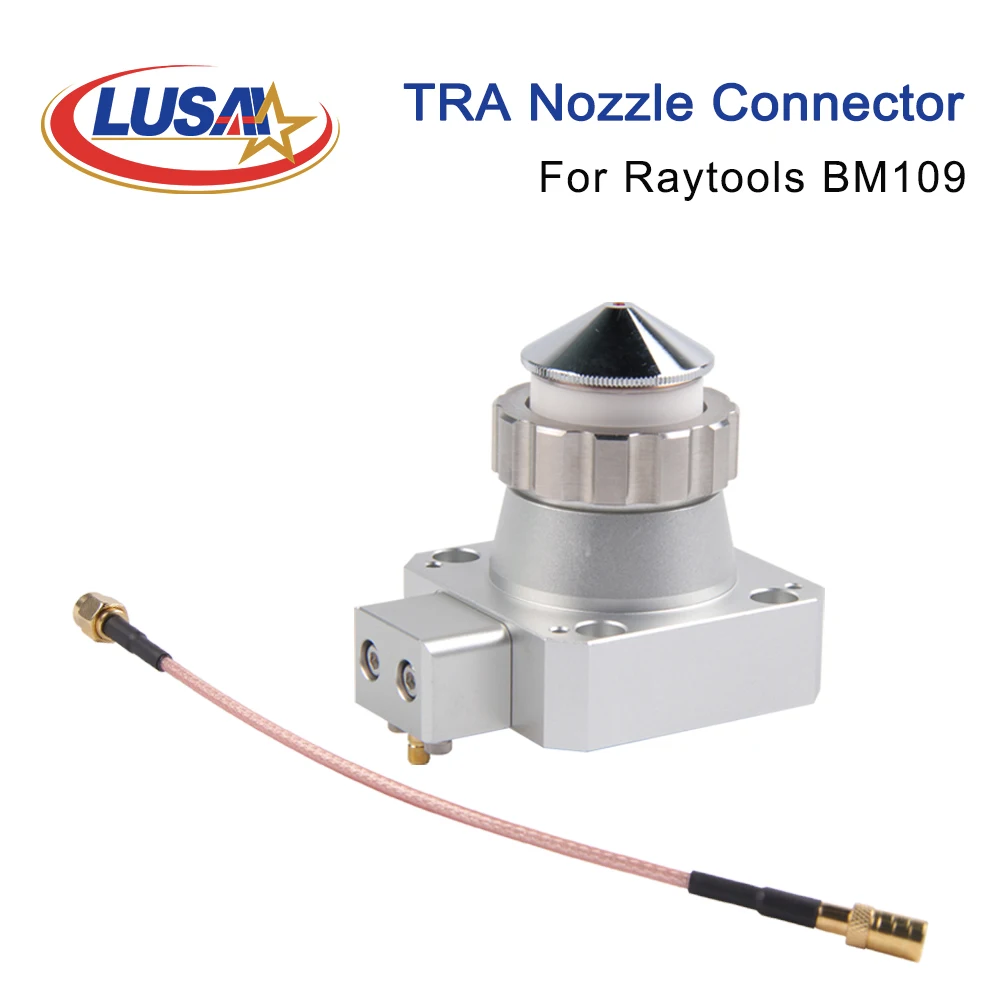 

LUSAI Raytools BM109 2D Laser Nozzle Connector TRA Raytools Fiber Laser Cutting Head BM109 With Nozzle Ceramic Sensor Cable Wire