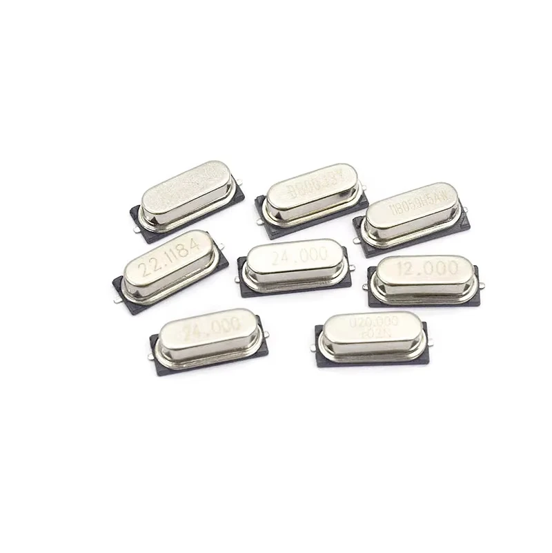 10PCS/lot SMD HC-49S  Quartz Crystal Resonator Passive Oscillator HC49S 3.579545Mhz 4Mhz 6Mhz 8Mhz 12Mhz 16Mhz 20Mhz 24Mhz