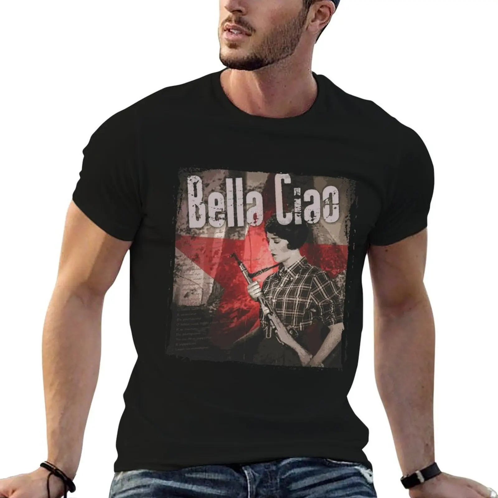 

Bella Ciao T-Shirt essential t shirt t shirt man cotton funny t shirts cotton T-shirt
