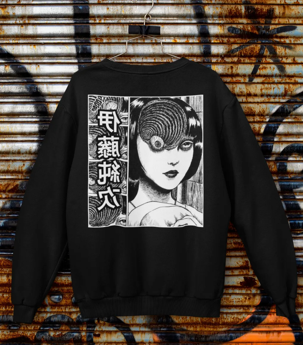 Unisex Sweatshirt Tomie Junji Ito Uzumaki Horror Anime Manga Japanese Japan Guro