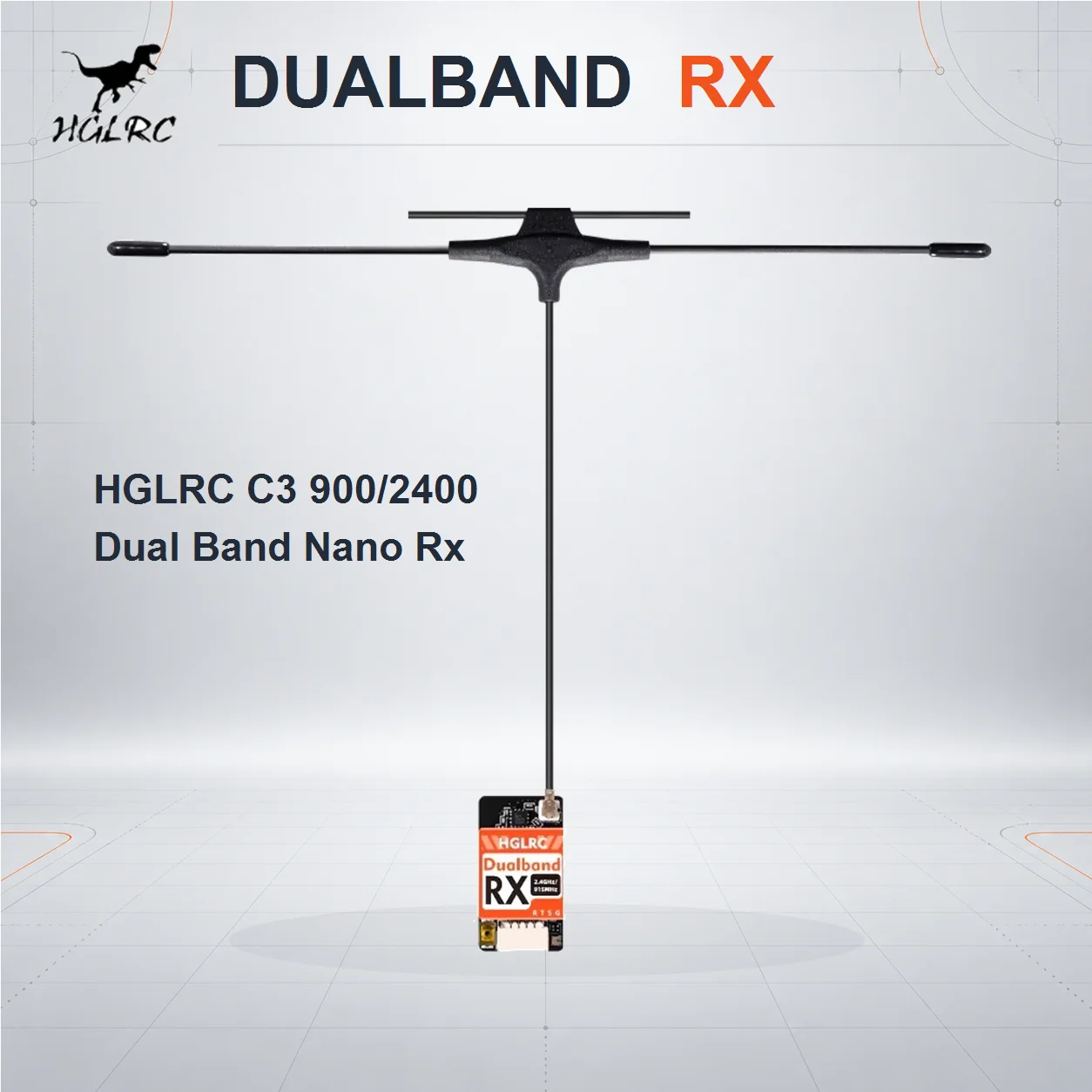 Drone Rc Aircraft - HGLRC Dual-Band Single-Antenna Receiver ELRS 915MHz