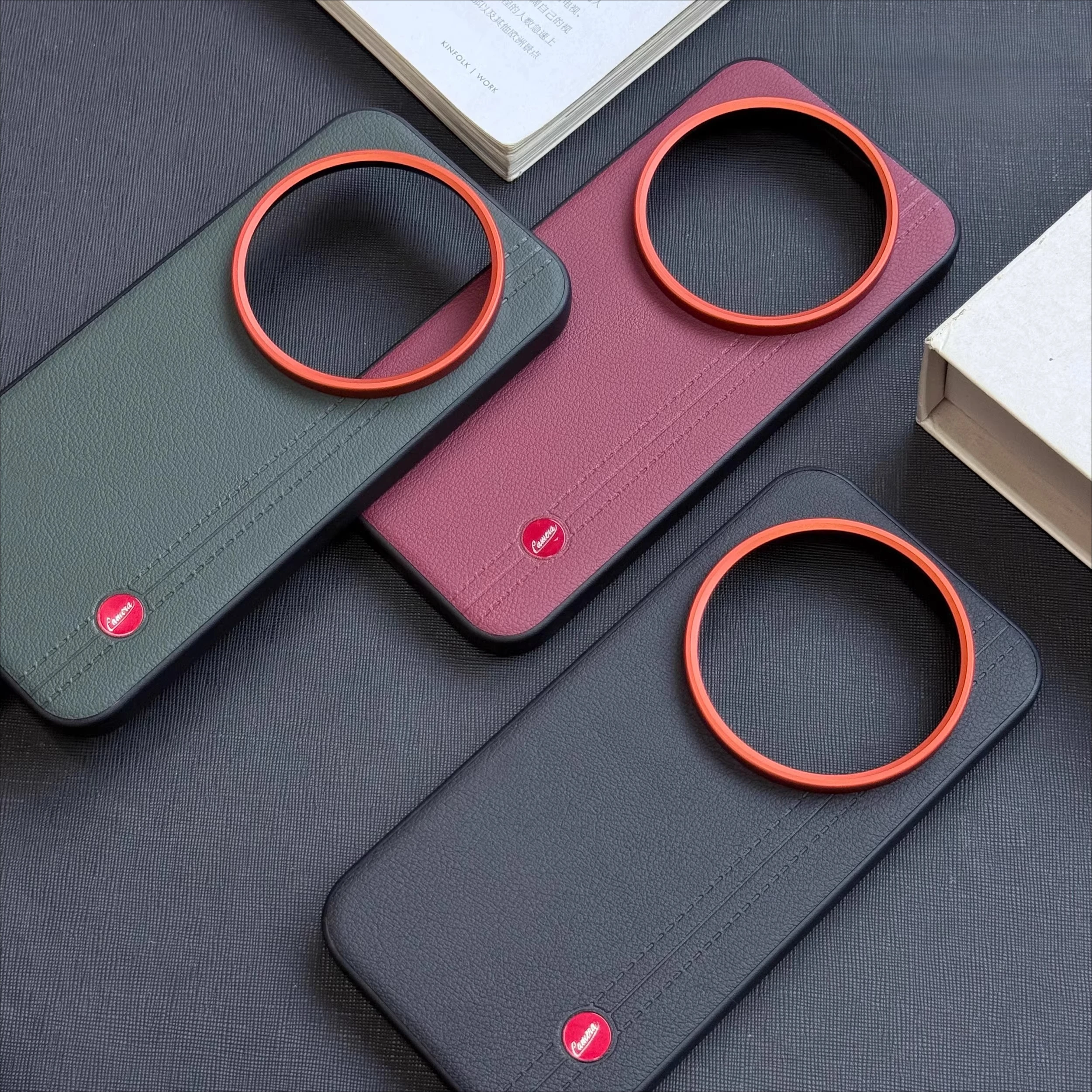 

For Xiaomi 17 Ultra Case Hard Fashion Leather Anti Fingerprint Drop-proof Back Cover For Xiaomi 17 Ultra Shell shockproof Bumper