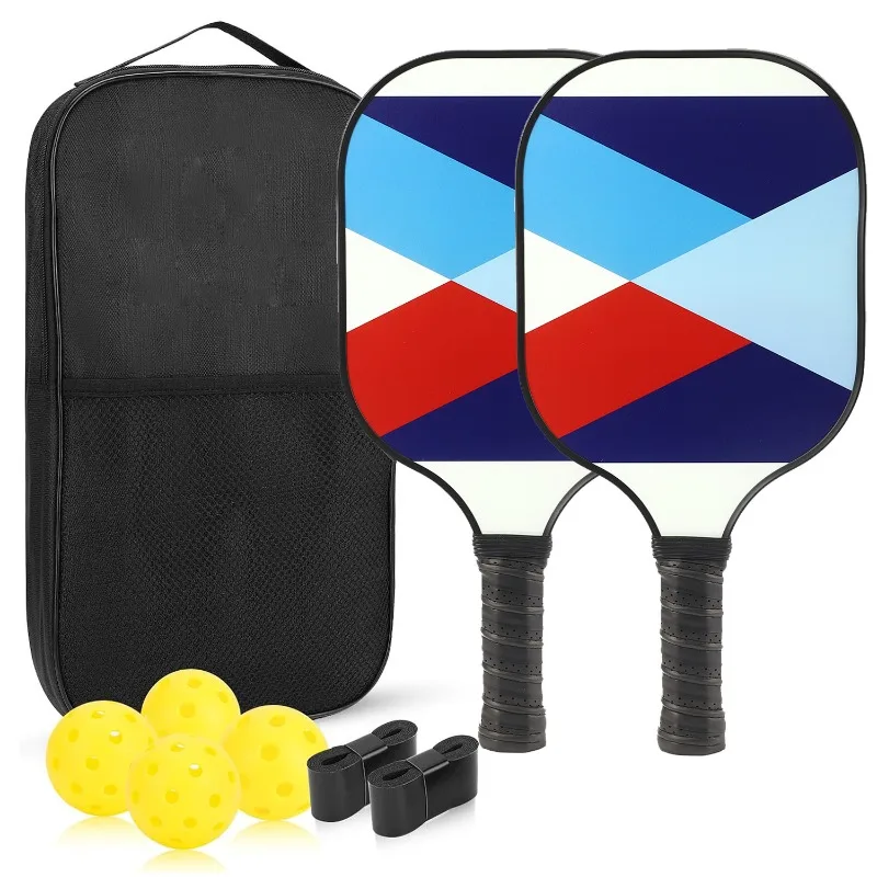

Pickleball Paddles Set Rackets Portable Racket Cover Carrying Bag Gift Kit USAPA Approved Indoor Outdoor Honeycomb Core 4 Balls