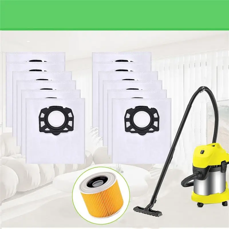 AFOURT-Staubsaugerbeutel-Filter für Karcher KFI 357, WD2 Plus, WD3, KWD 1-3, Staubsauger-Ersatzteile 2.863-314.0 – Detail 4