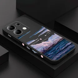 Lakeside Sky Phone Case For Xiaomi Redmi Note 14 13 12 12S 11 11S 10 10S 9 9S Pro Plus 4G 5G Liquid Silicone Cover