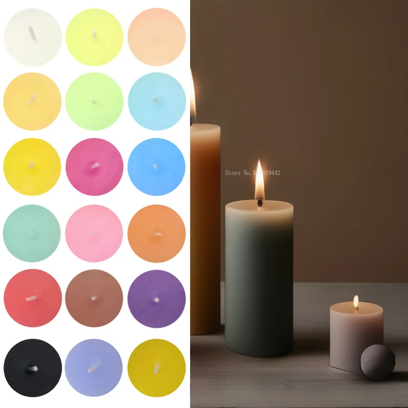 5g/ Bag 18 Color Macaron Colour Solid Candle Pigment DIY Handmade Creative Modeling Aromatherapy Candle/wax Sheet Dyeing Pigment