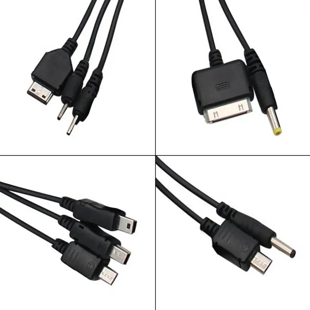 RYRA-Cable cargador 10 en 1 para múltiples teléfonos móviles, Cable de carga, Micro Mini USB
