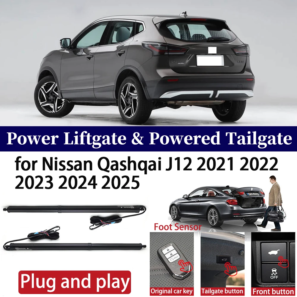 

for Nissan Qashqai J12 2021 2022 2023 2024 2025 Car Power Liftgate Automatic One-Click Vehicle Powered Tailgate Strut