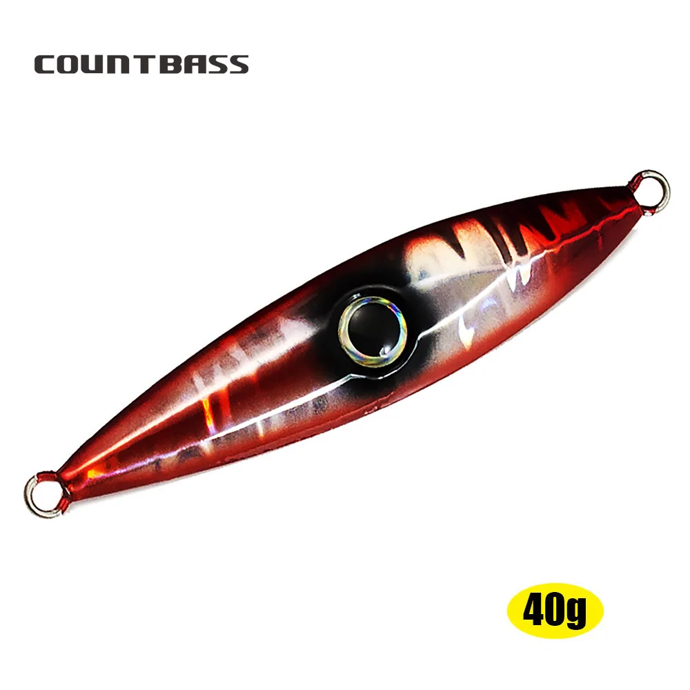 

1pc 40g 1.4oz COUNTBASS Jigging Lures, Japanese style Metal Fishing Jigs Baits