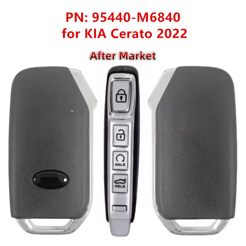 

KEYECU Replacement 4 Button Smart Remote Key FOB 434MHZ 4A CHIP for KIA Cerato 2022 PN: 95440-M6840