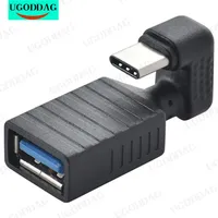 Type C OTG Adapter 180 Degree Up Down Angle USB 3.0 Interface Converter Adapter for Smart Phones Tables Connector