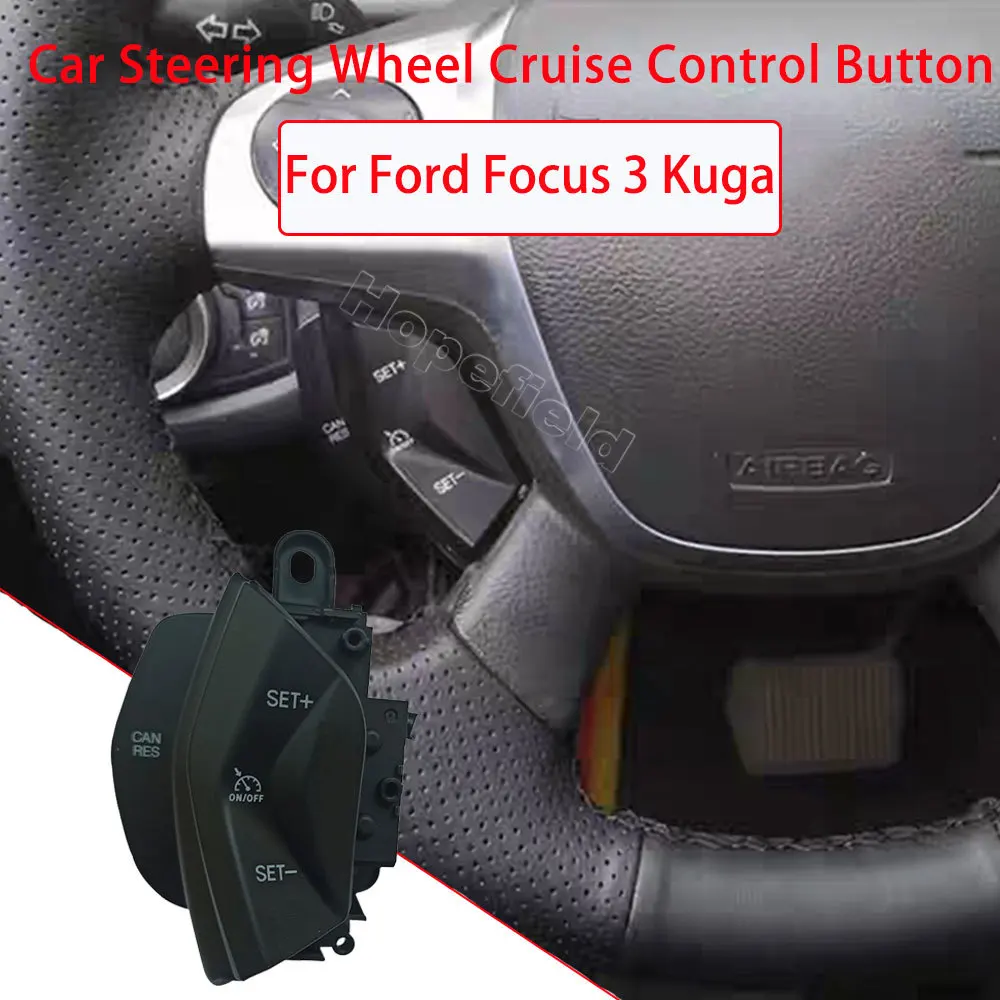 Blue LED Steering Wheel Button Cruise Control Switch Speed Limit button For Ford Focus 3 mk3 2012-2014 Kuga 2015 car accessories