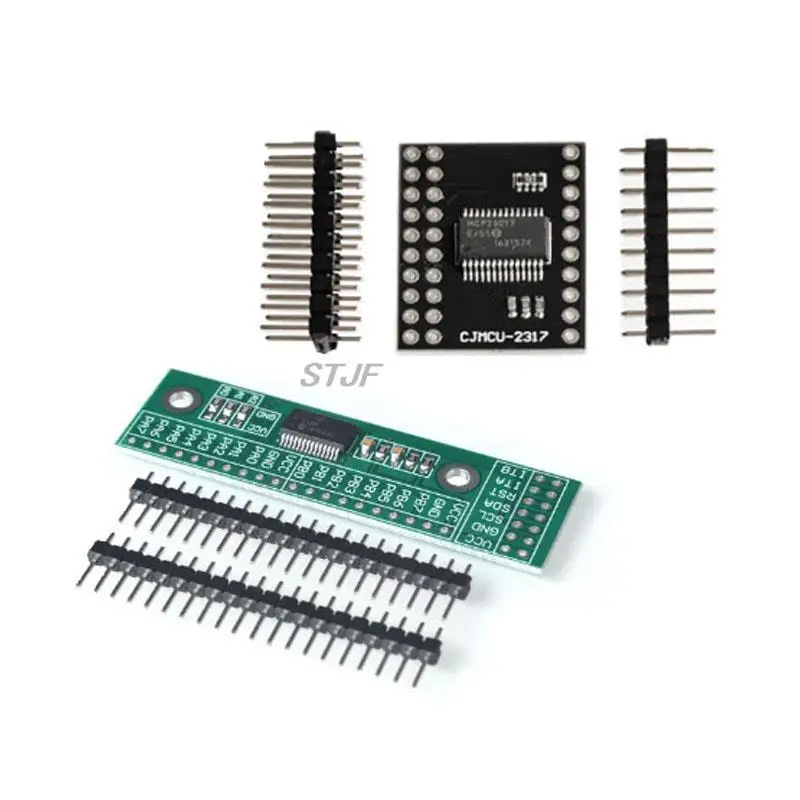 MCP23017 I2C Interface 16bit I/O Extension Module Pin Board IIC to GIPO Converter 25mA1 Drive Power Supply for Arduino and C51