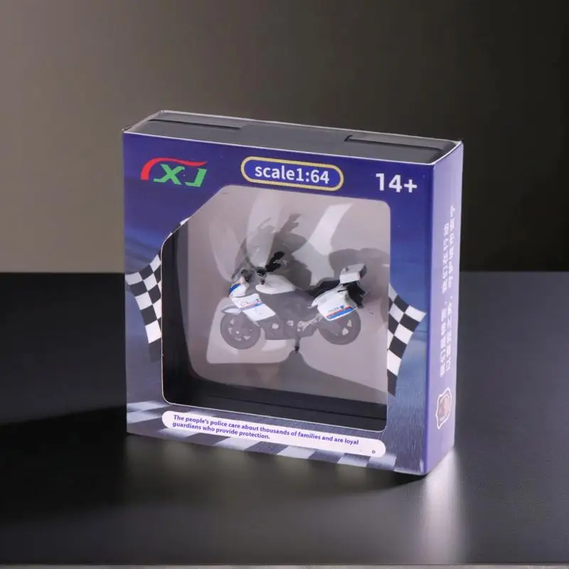 

1/64 миниатюрная модель мотоцикла из сплава, специальная полицейская мебель для общественной безопасности, подарок на день рождения для детей