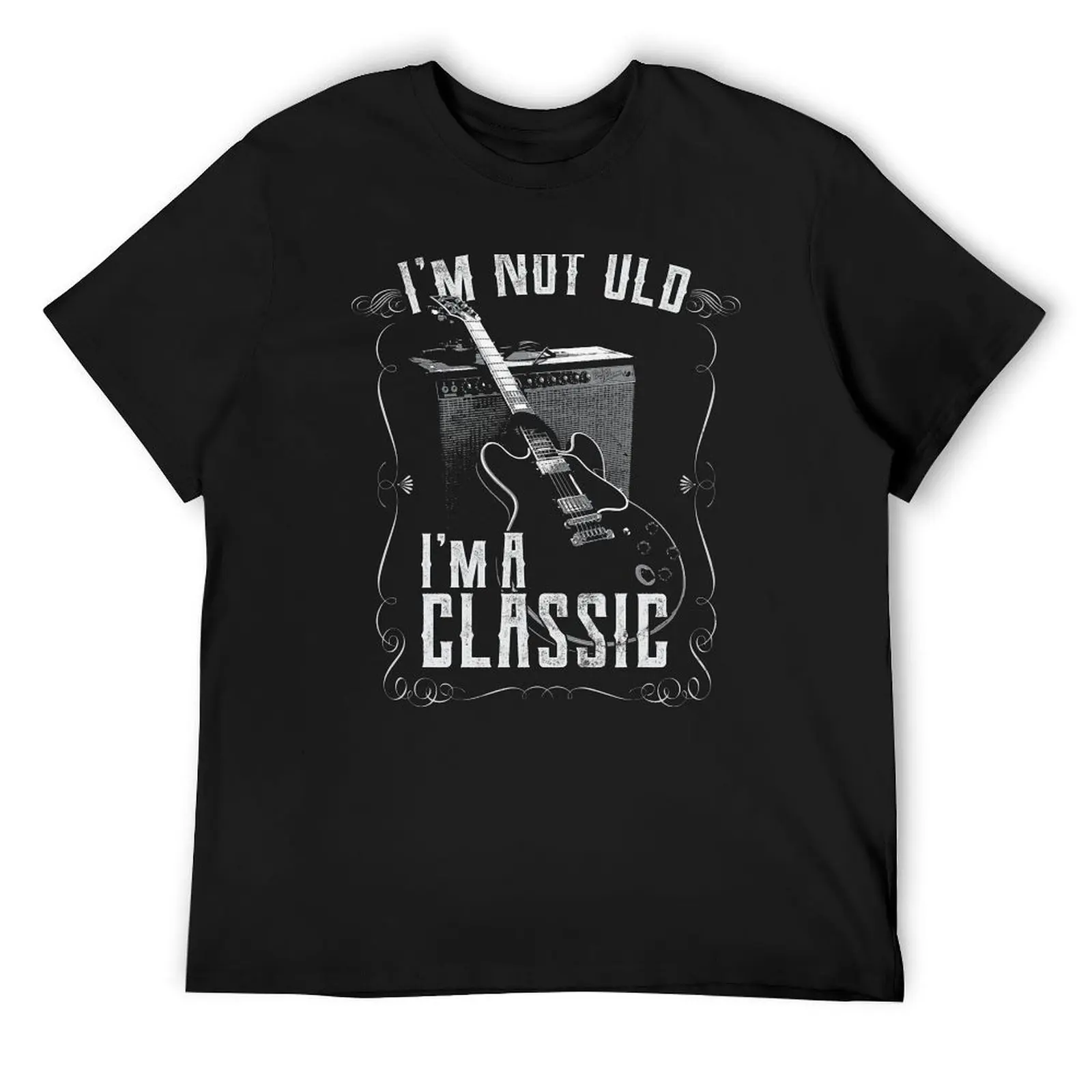 

I'm Not Old, I'm A Classic. Guitar And Amp Theme For Guitarists T-Shirt graphic t shirts summer 2025 mens clothes