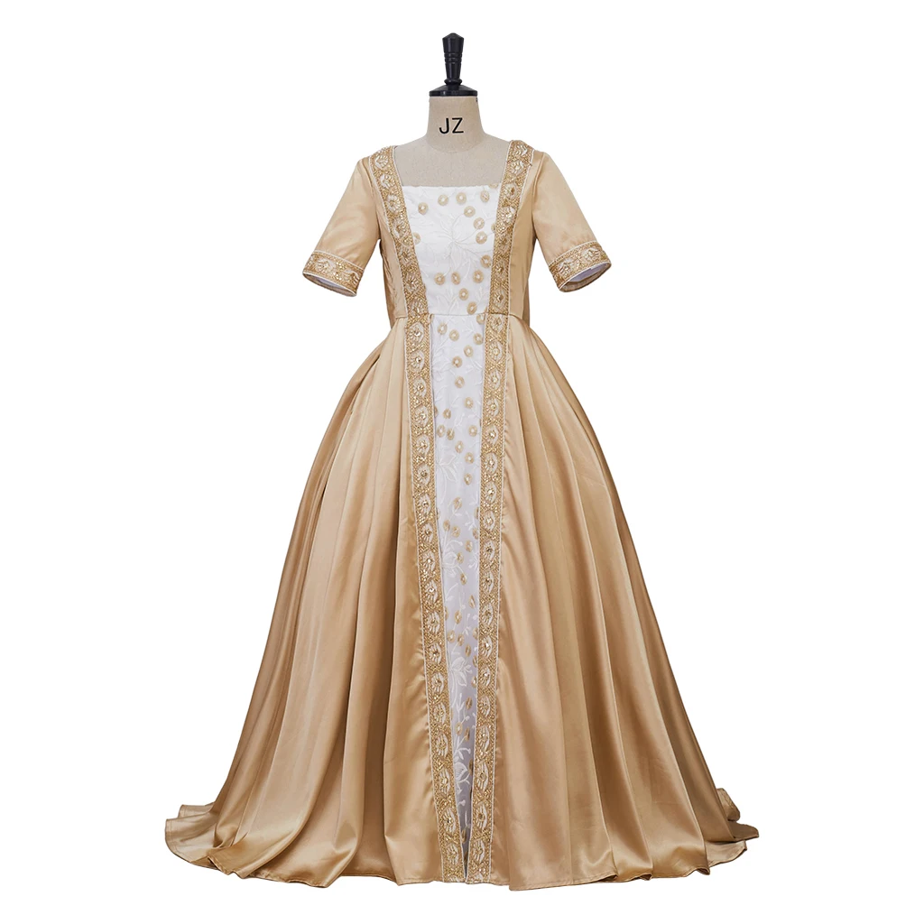 

Queen Charlotte Cosplay Medieval Baroque Rococo Women Dress Vintage Ball Gown Marie Antoinette Cosplay Renaissance Evening Dress